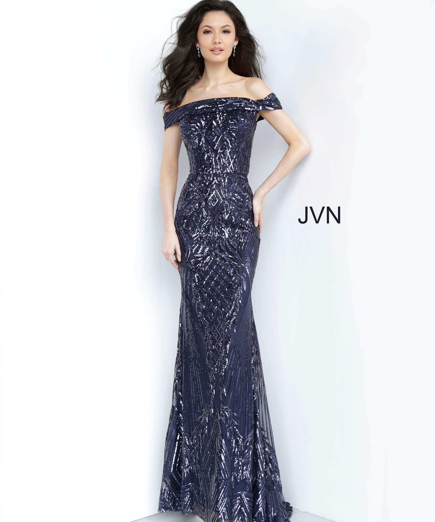 Navy Evening Gowns Sale, 58% OFF | www ...