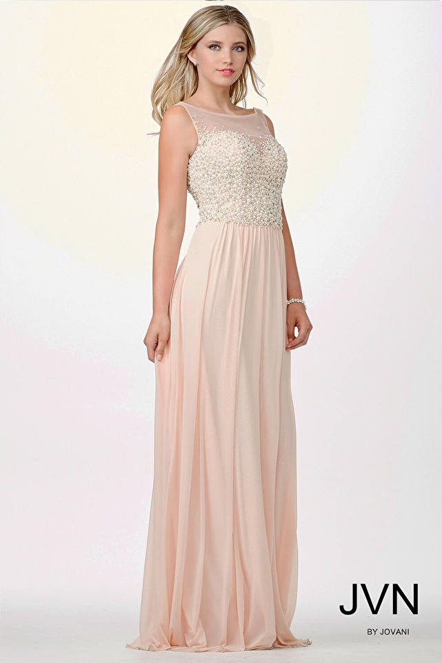 Blush Sleeveless Prom Dress JVN98420