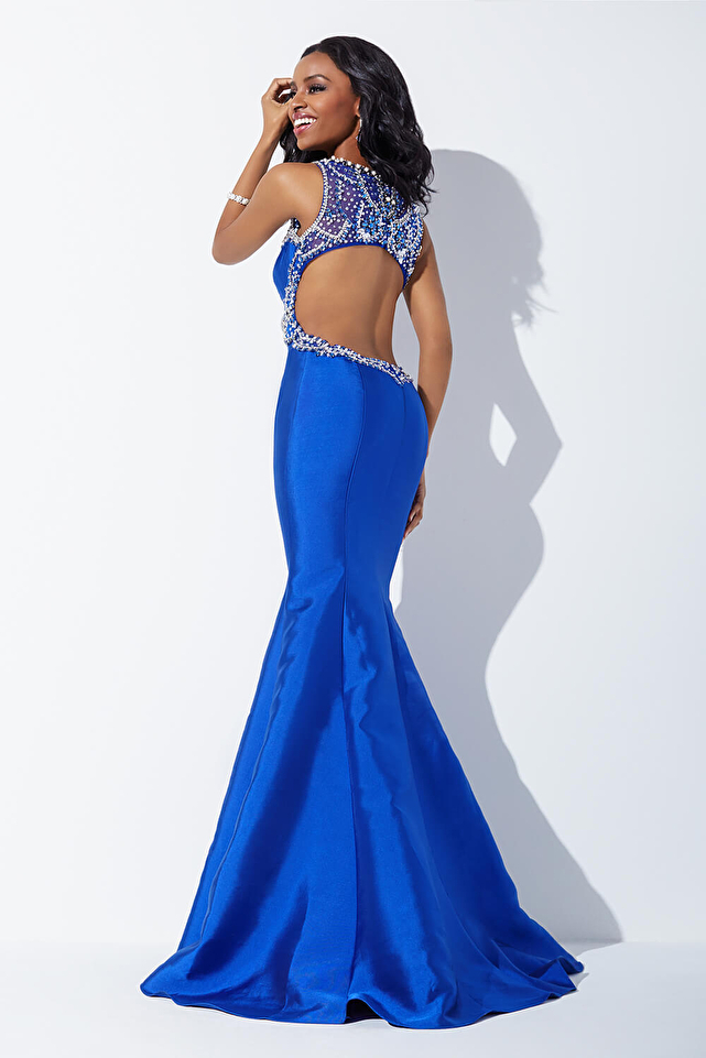 Royal Embellished Mermaid Dress JVN33914