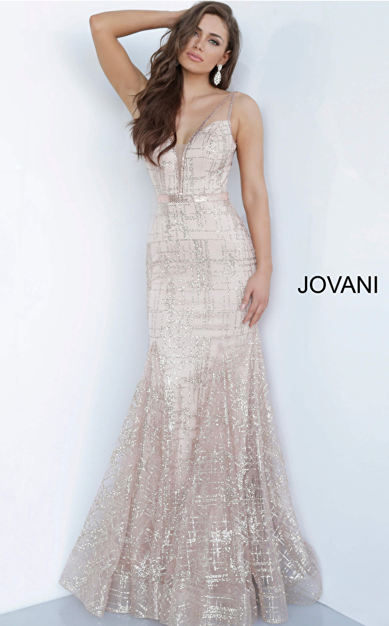 JVN2388 Embellished Mermaid Prom Dress