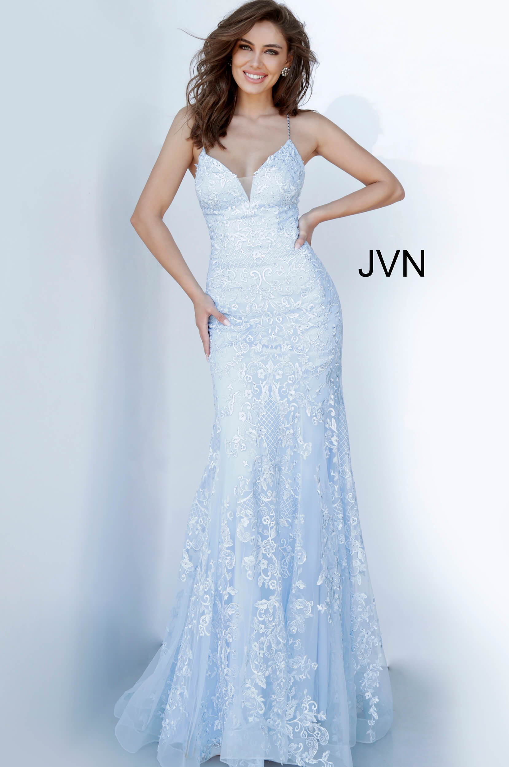 JVN02258 Dress| Sweetheart Neck Spaghetti Strap Prom Dress